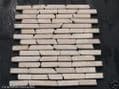 Cardiff Cream / White Brick Bone Marble Mosaic tiles @ only £ 32.99 per m2